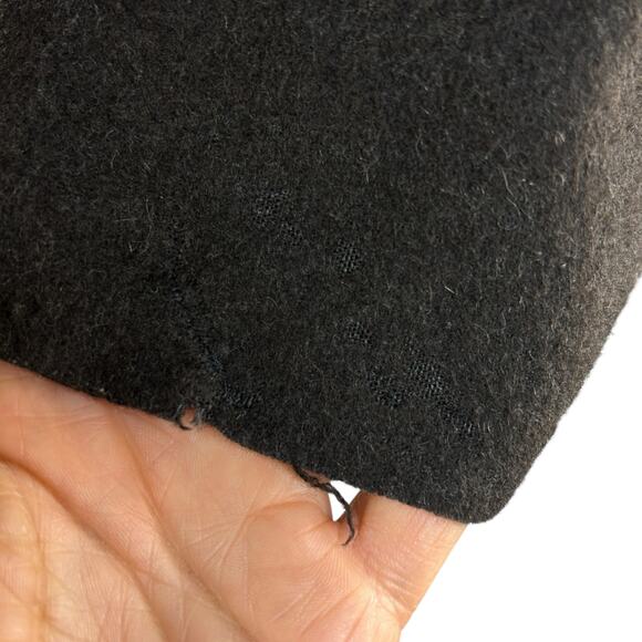 Eskandar Wool Cashmere Vest Size 0 OS Dark Brown Black Minimalist - Picture 6 of 6